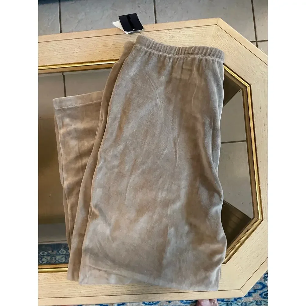 Women’s Oversized Super Soft Drawstring Wide Leg Sweat/Lounge Pants Size Large - Picture 5 of 7